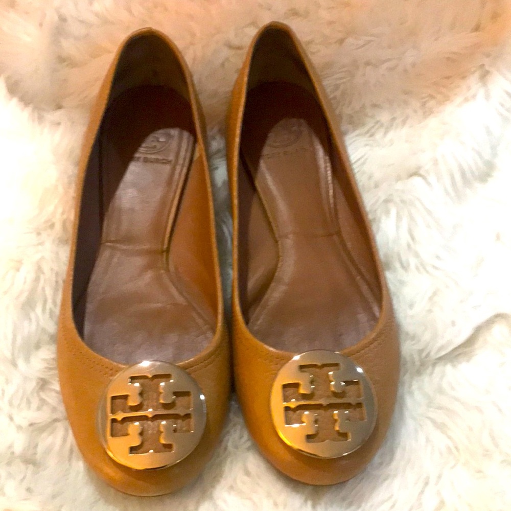 Tory Flats gently used , size 9M.
